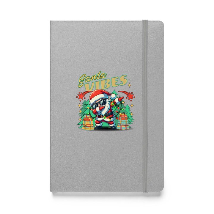 Santa Vibes Dabbing Hardcover Notebook product image (1)