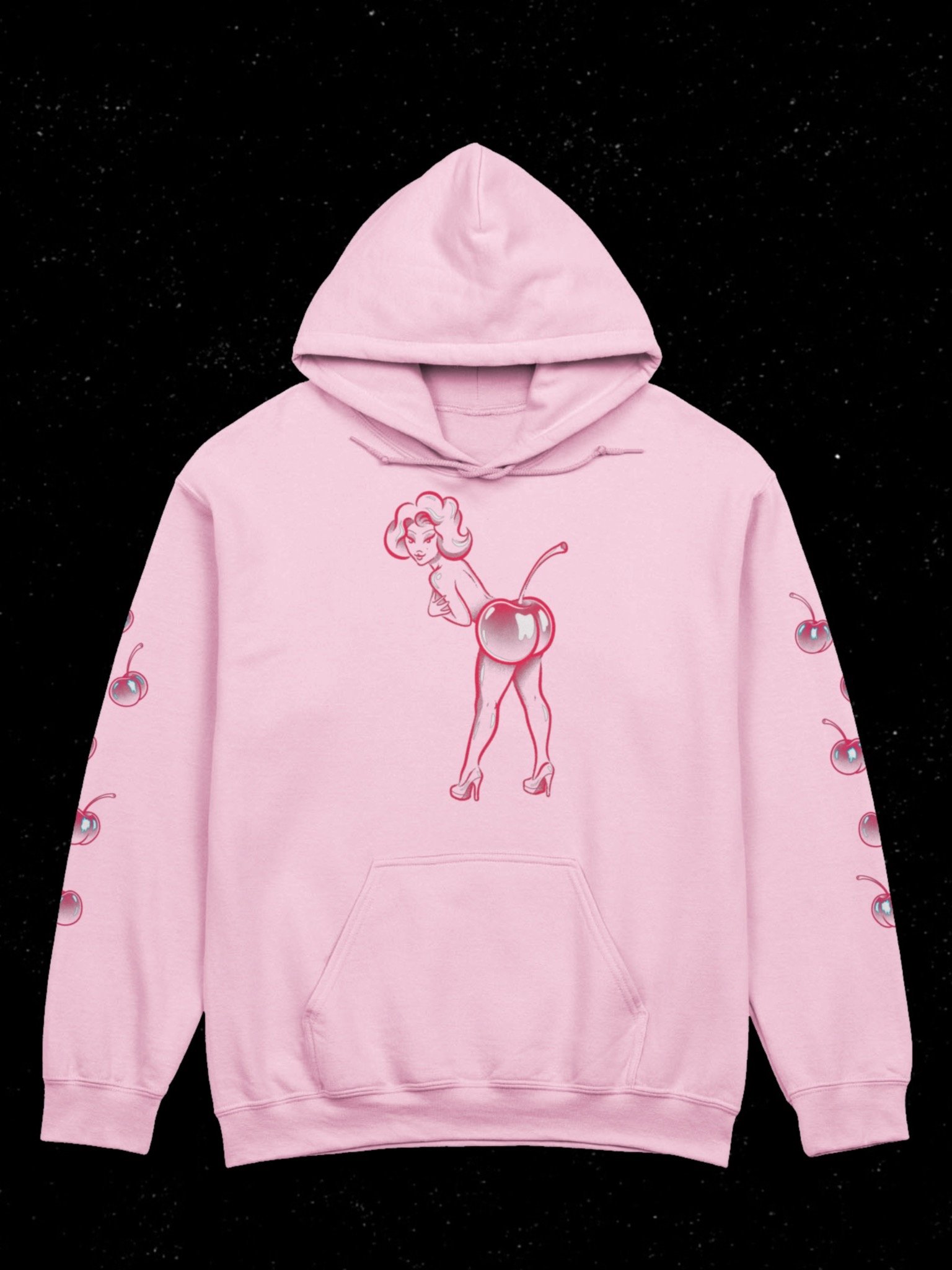 6ixblades Cherry Pinup Hoodie product image (1)