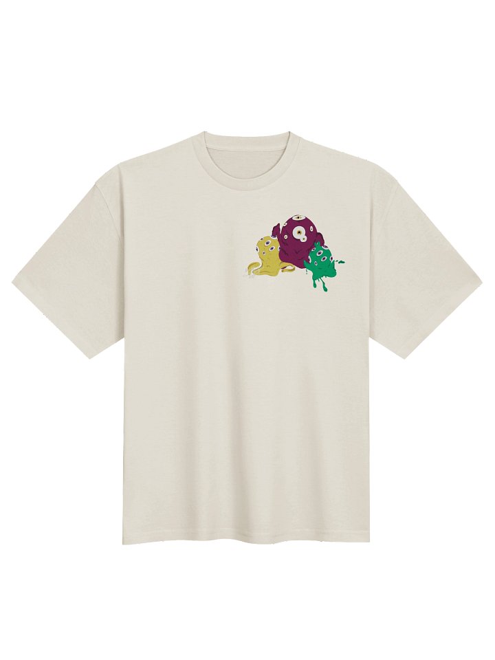 Illustrated By Jing Oversized Lab Slime III T-shirt product image (1)