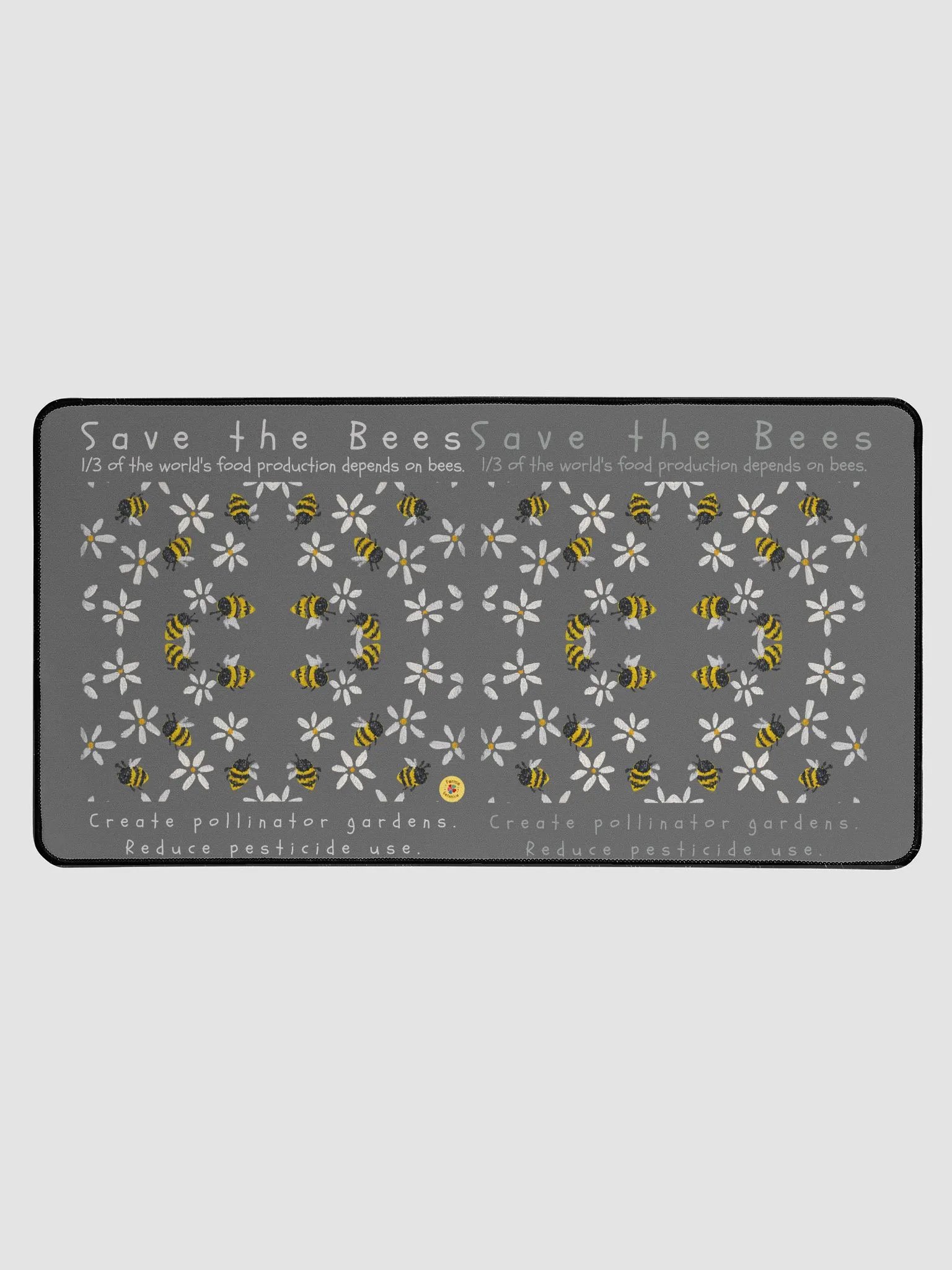 Save The Bees Elegant Desk Map (2 Tones) product image (1)