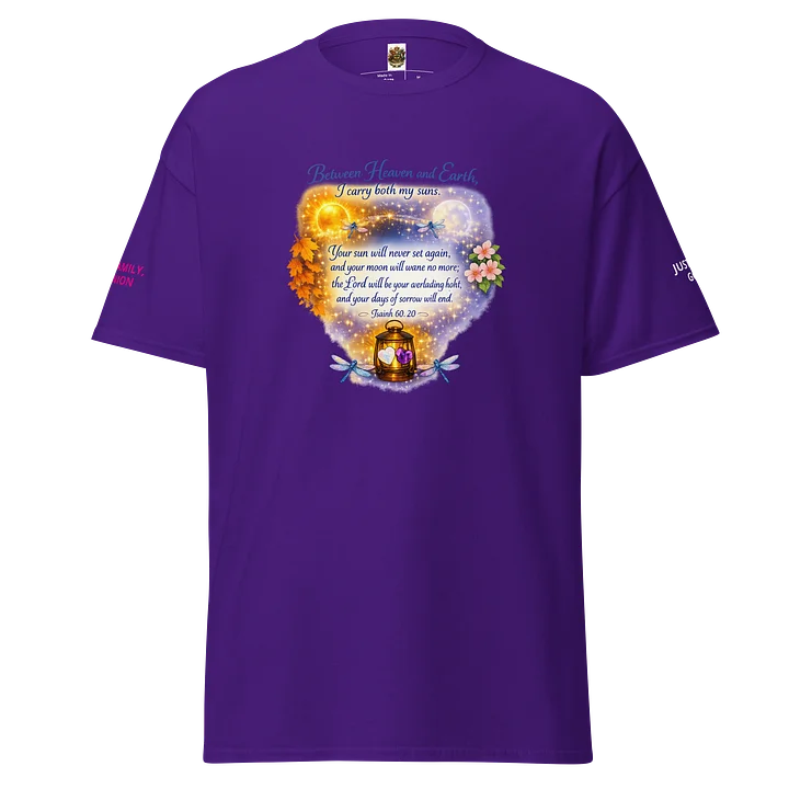 I Carry Both My Suns — Heart Glow Tee product image (1)