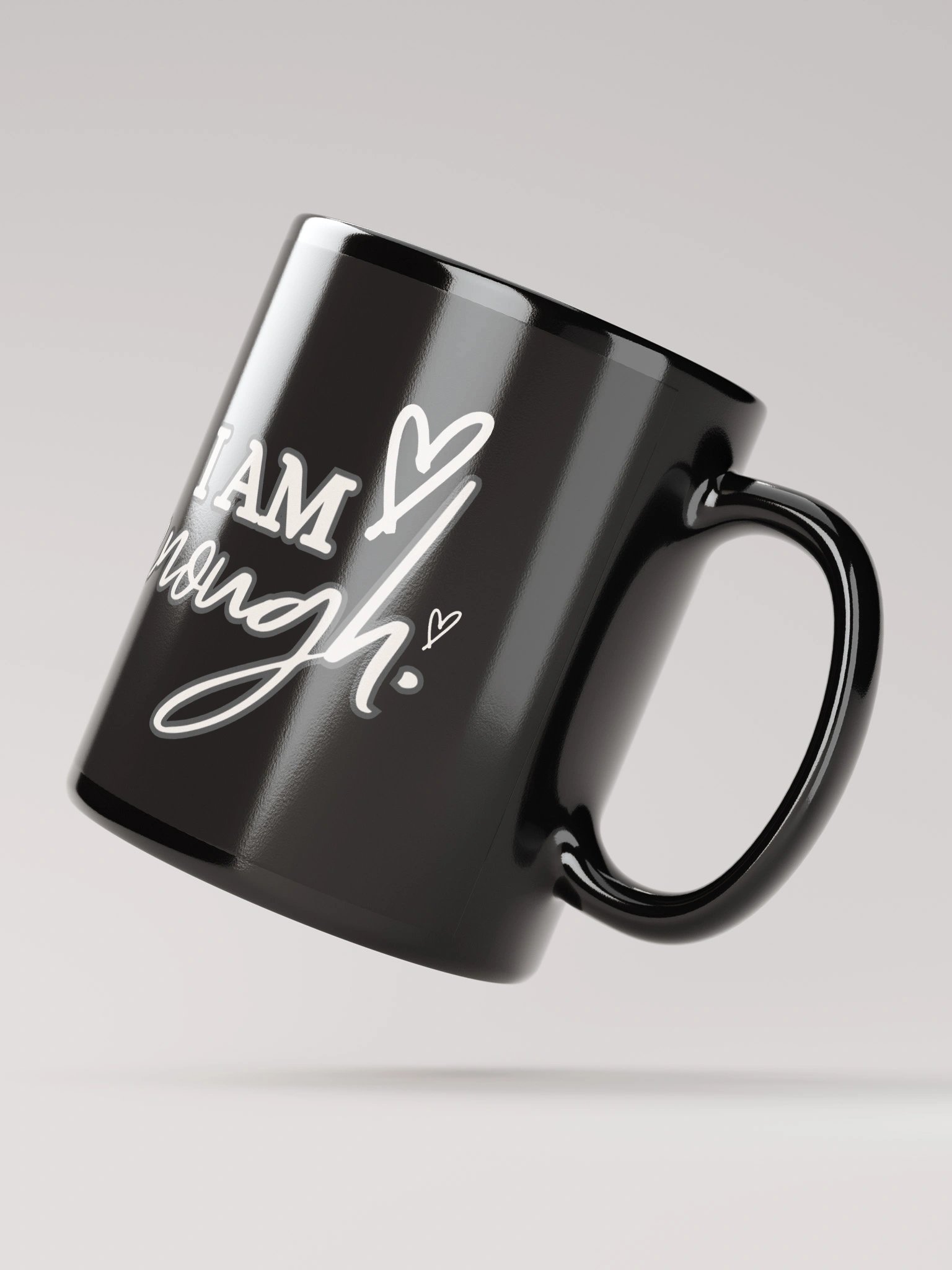 I Am Enough Mug (Black) product image (4)