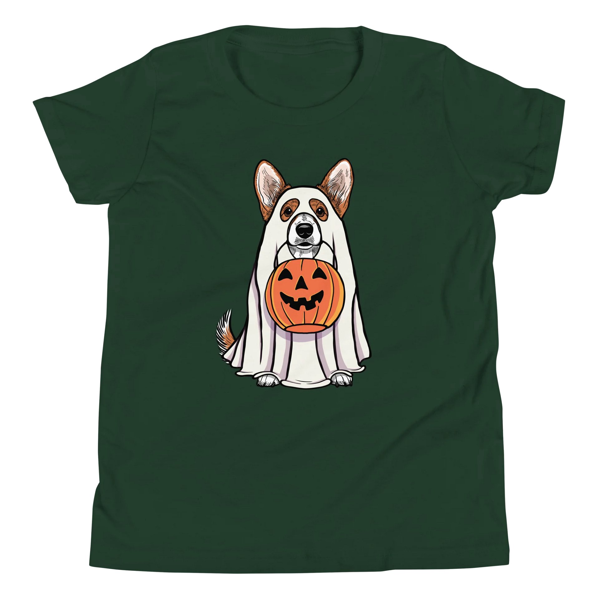 Halloween Cardigan Welsh Corgi(Sable) Youth T-Shirt product image (5)