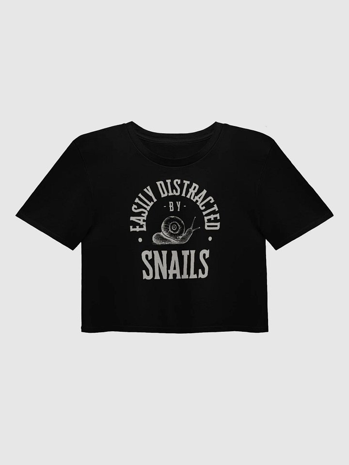 Easily Distracted by Snails Premium Crop Top product image (1)