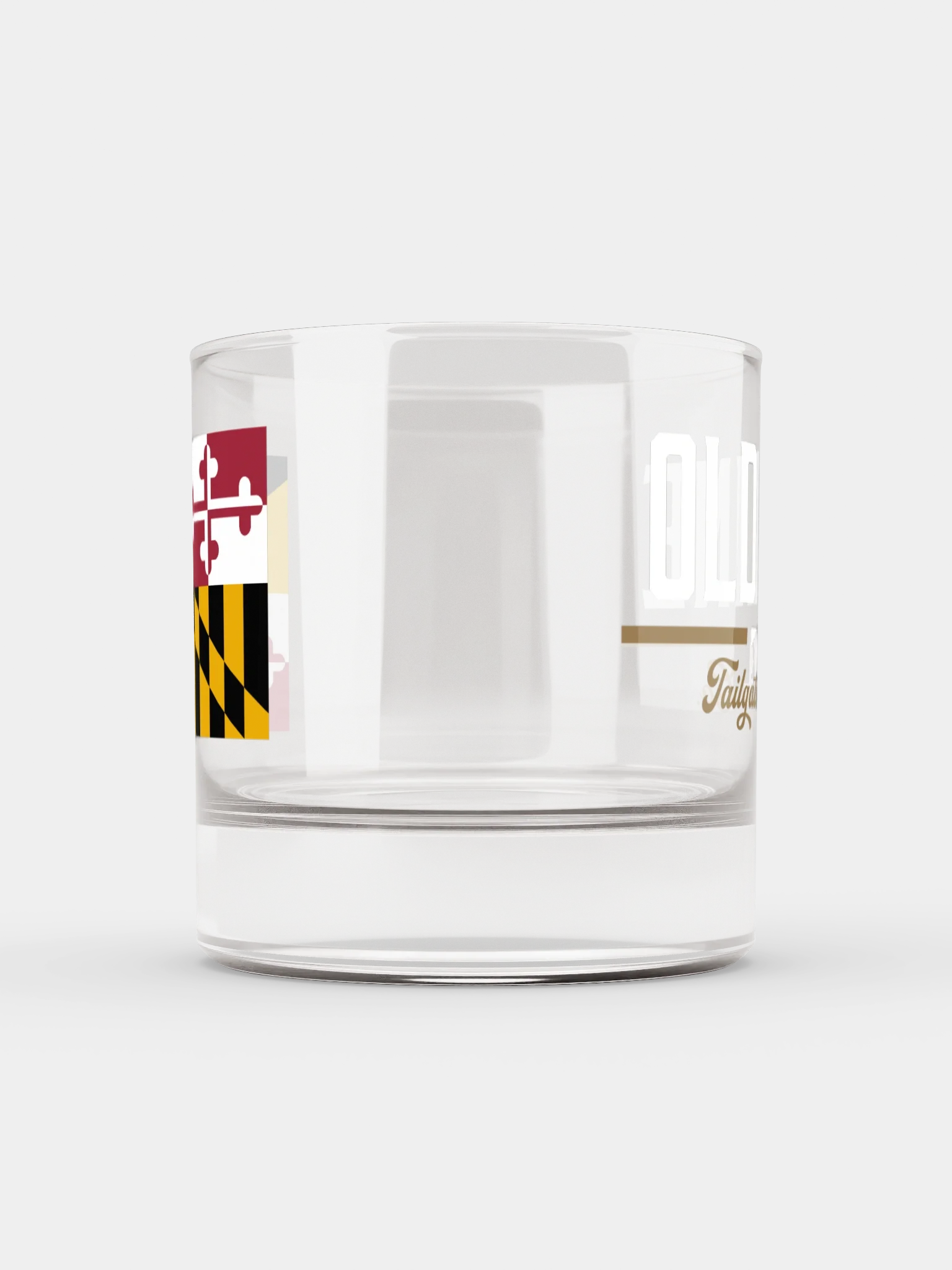 Old Line Logo Rocks Glass