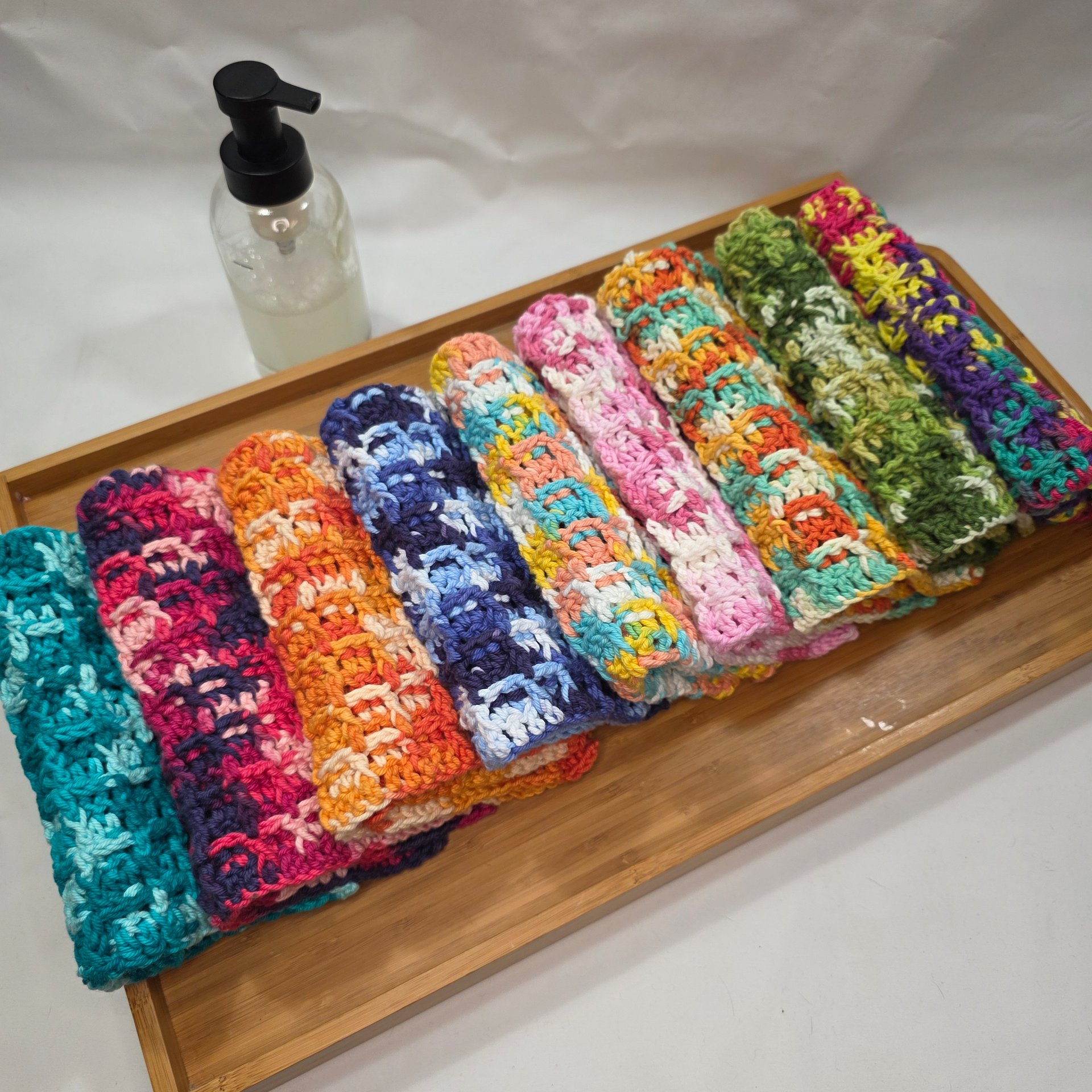 Crochet Cotton Dish Towel Set: Limited Edition Spring Kitchen Decor product image (1)