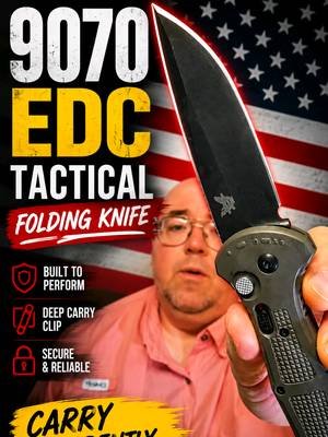 This 9070 AUTO is CLEAN. 🔥 Strong deployment. Super grippy handle. Deep carry clip. And that satisfying mechanical THUNK when it locks open. Feels like a REAL everyday carry knife — not mall ninja nonsense. 👇 Grab yours from the showcase and follow for more! #EDC #KnifeTok #PocketKnife #AutomaticKnife #edcknife 
