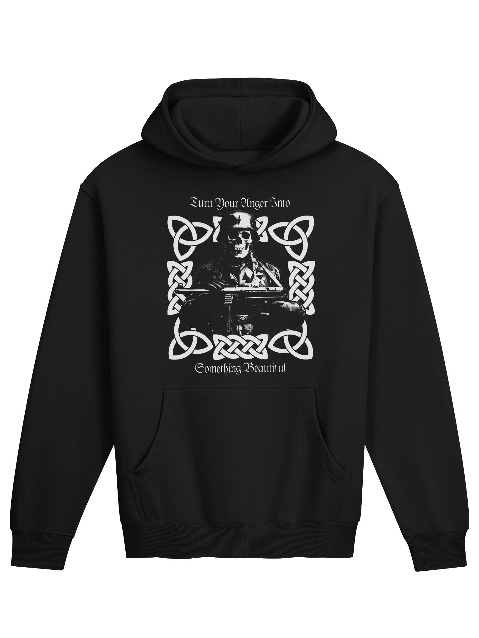 ANGER INTO BEAUTY HOODIE BACKPRINT product image (1)