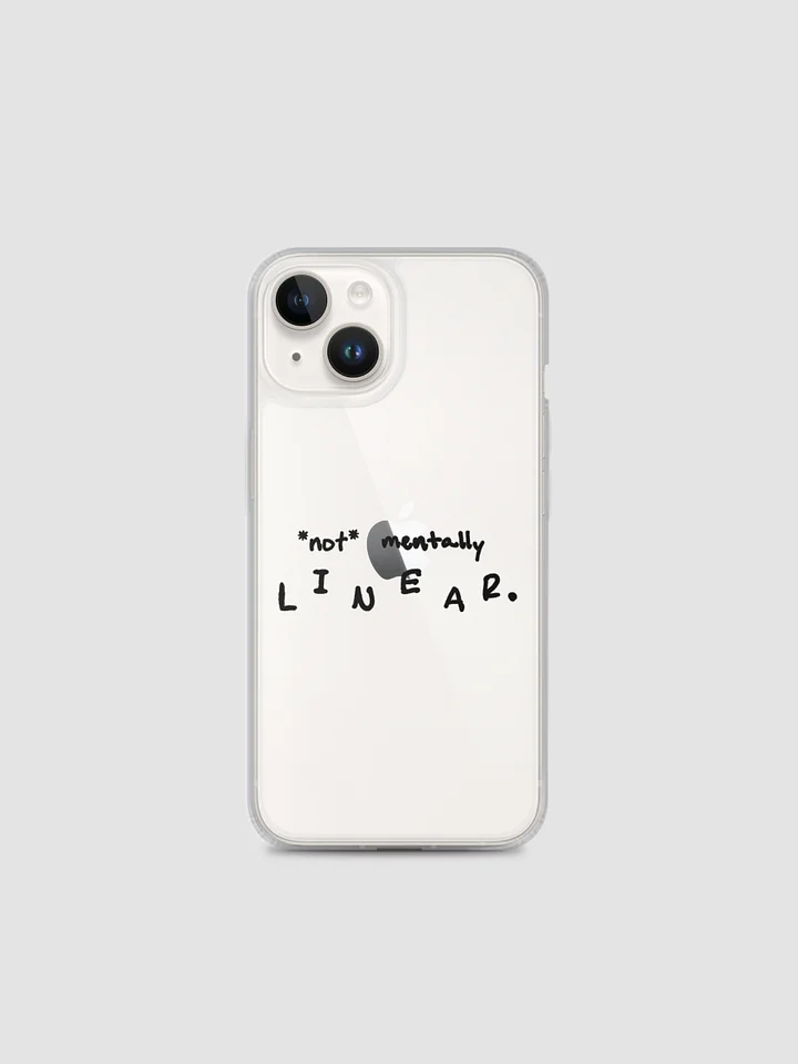 *not* mentally linear Clear Case for iPhone® product image (1)