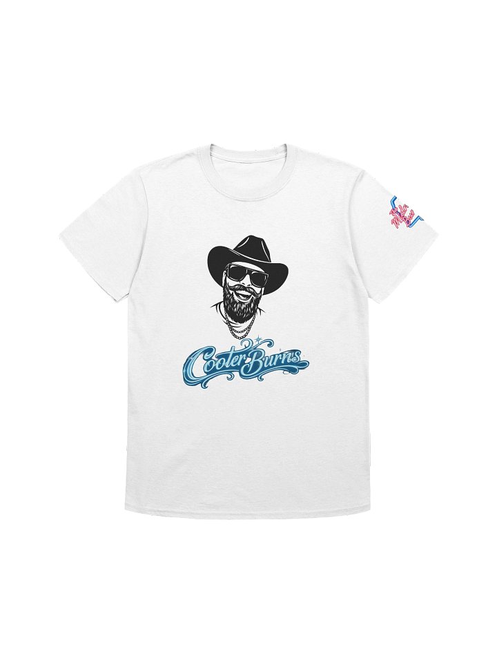 Cooter Burns White Shirt Midnight Burn on Back. product image (1)
