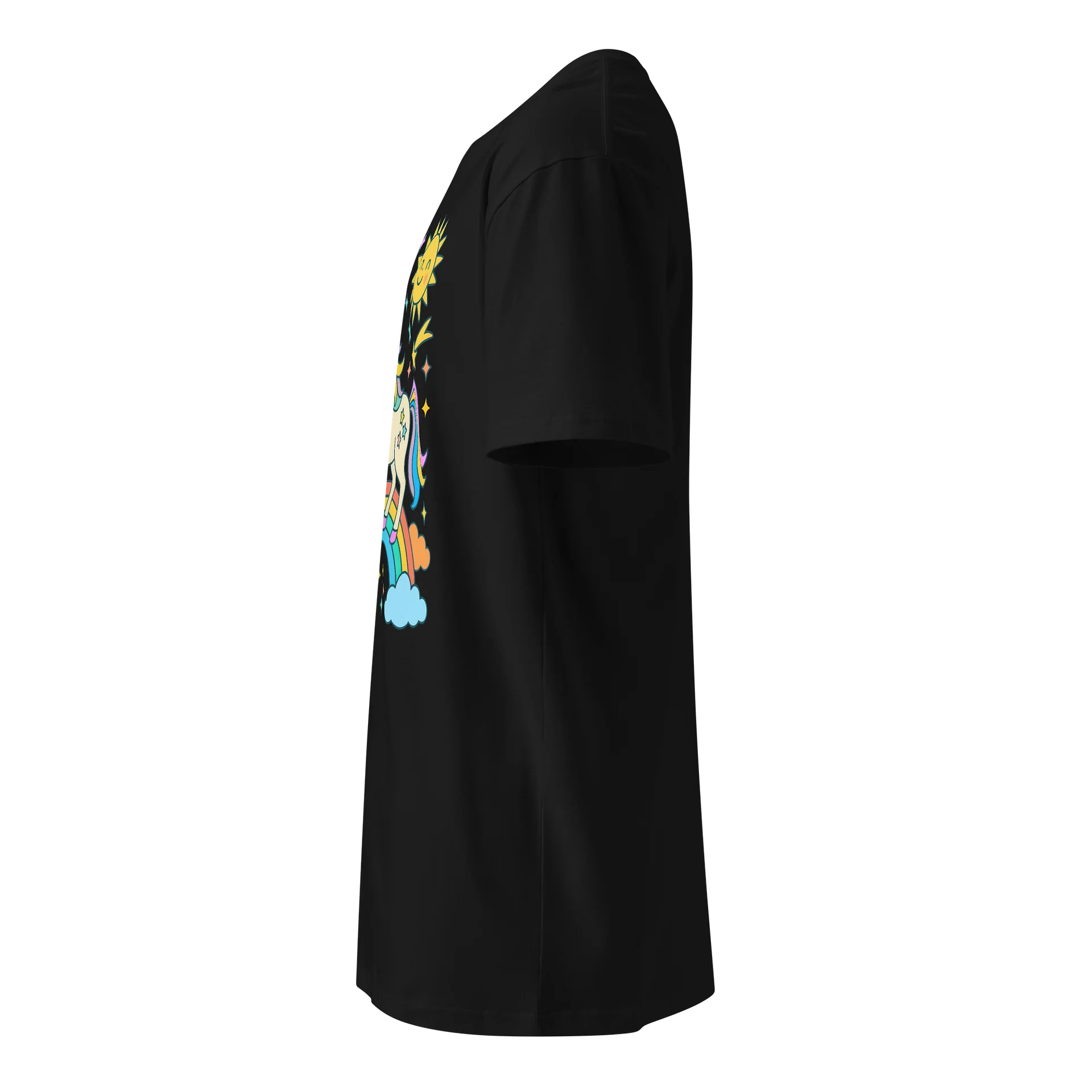Sunshine Unicorn - Dollhouse Color Burst Aesthetic - AS Colour Unisex Premium T-Shirt product image (5)