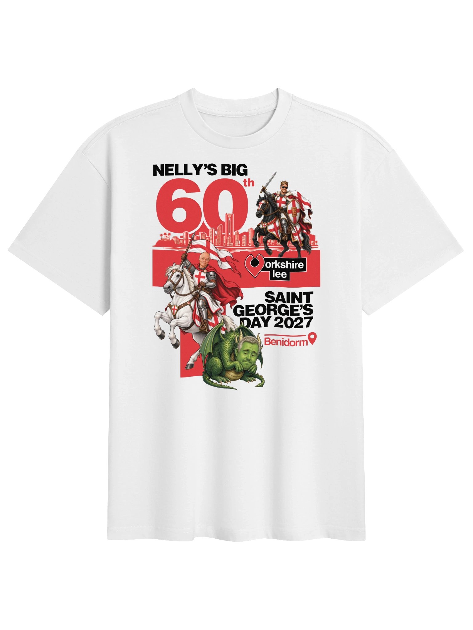 Nelly's 60th Saint George's Day oversized heavyweight t-shirt product image (1)