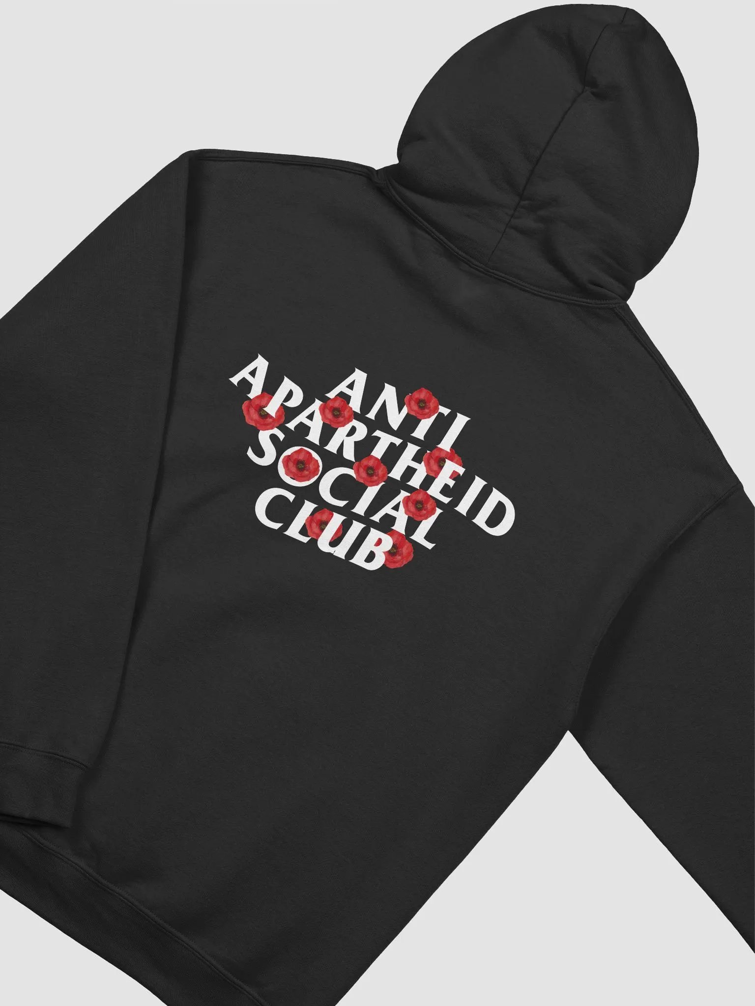 Anti Apartheid Club Hoodie Poppy Flower product image (1)