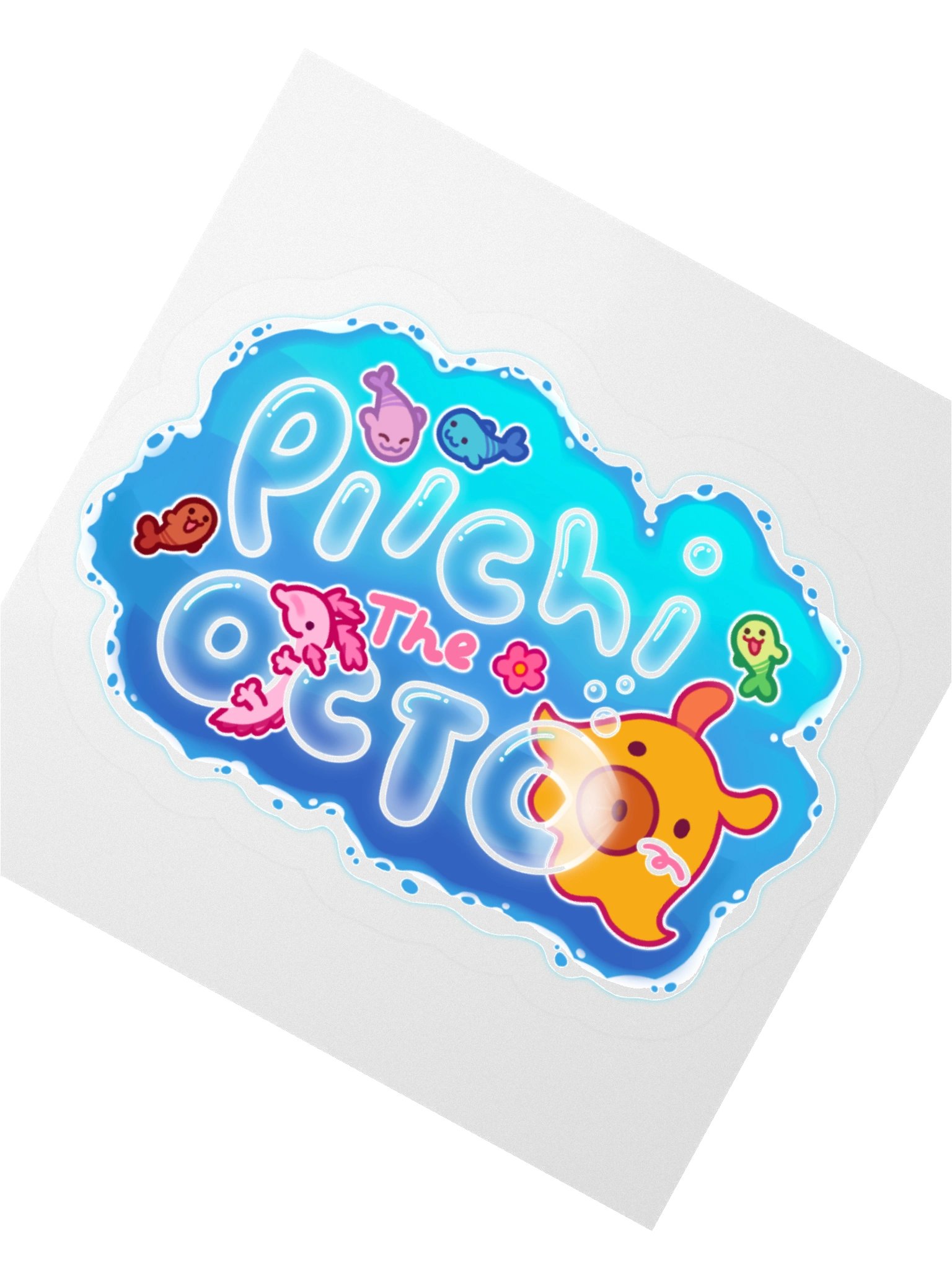 PiichiTheOcto Logo Sticker product image (2)