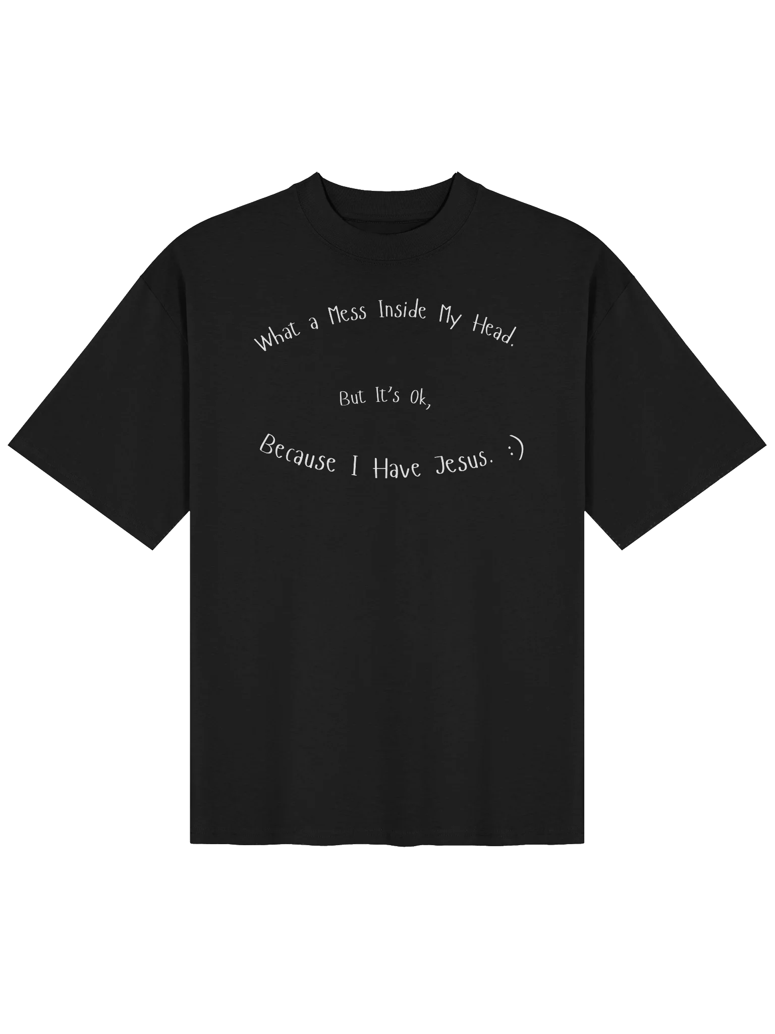 IT'S OK. OVRSIZED T BLCK. product image (1)