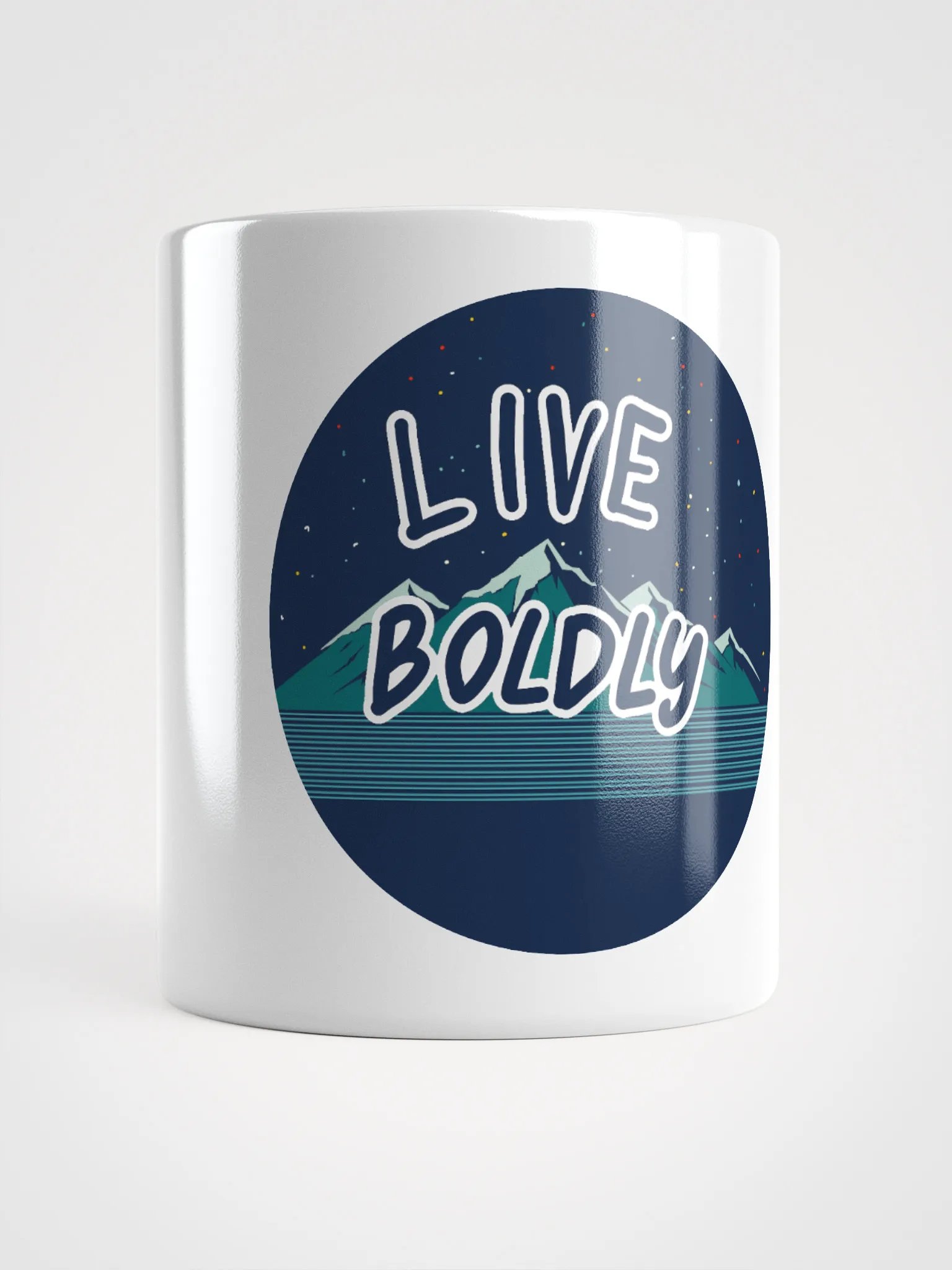 Starry Mountain LIVE BOLDLY Mug product image (15)