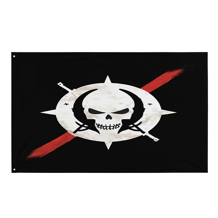 Raider Pirate Flag Crimson Slash product image (1)