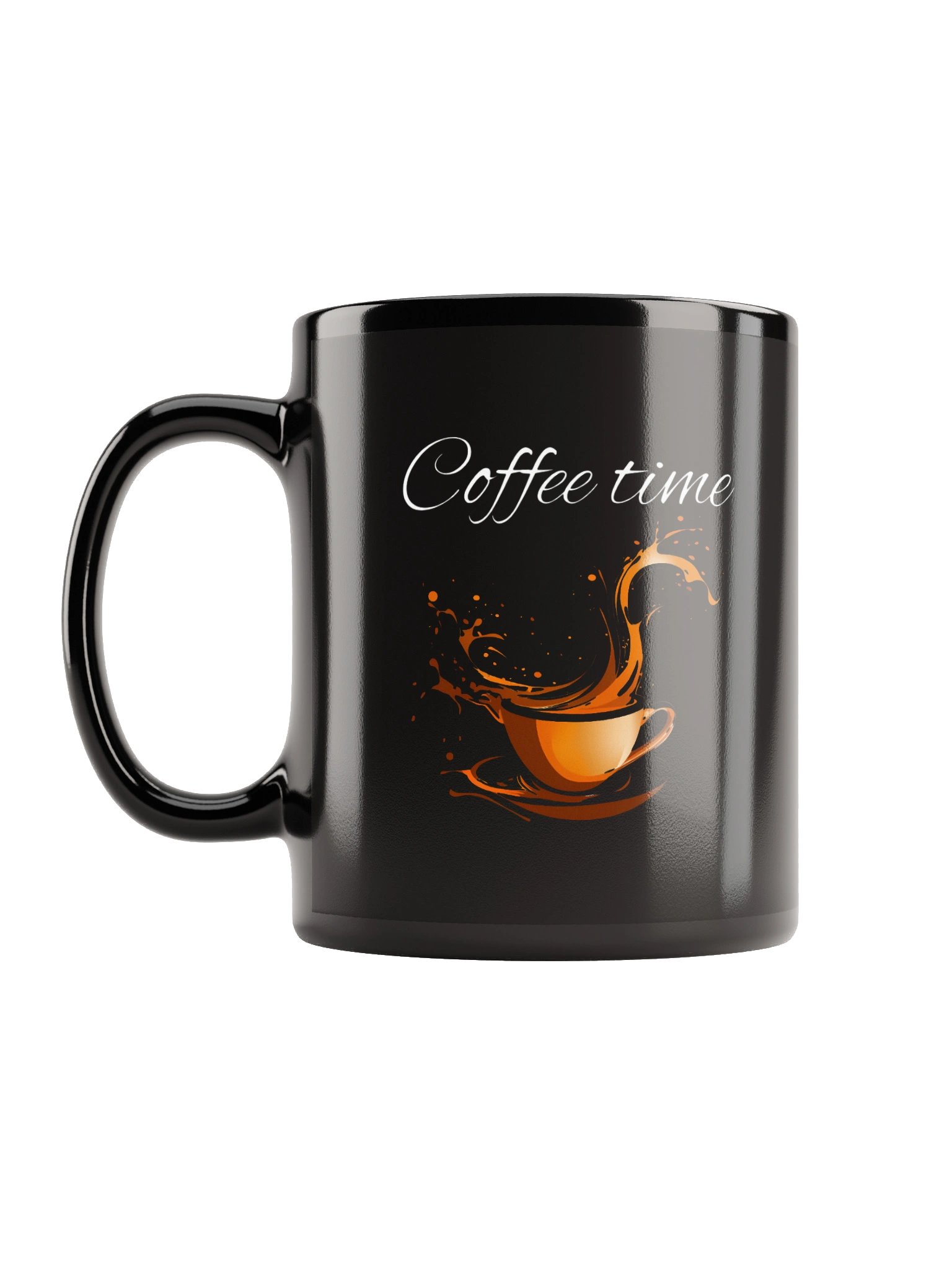 Eternal Love Black Glossy Mug product image (11)