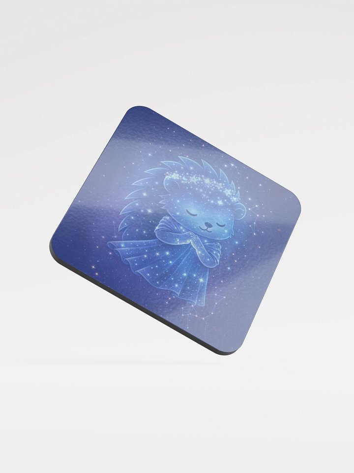 Zodiac hedgie Virgo coaster product image (1)