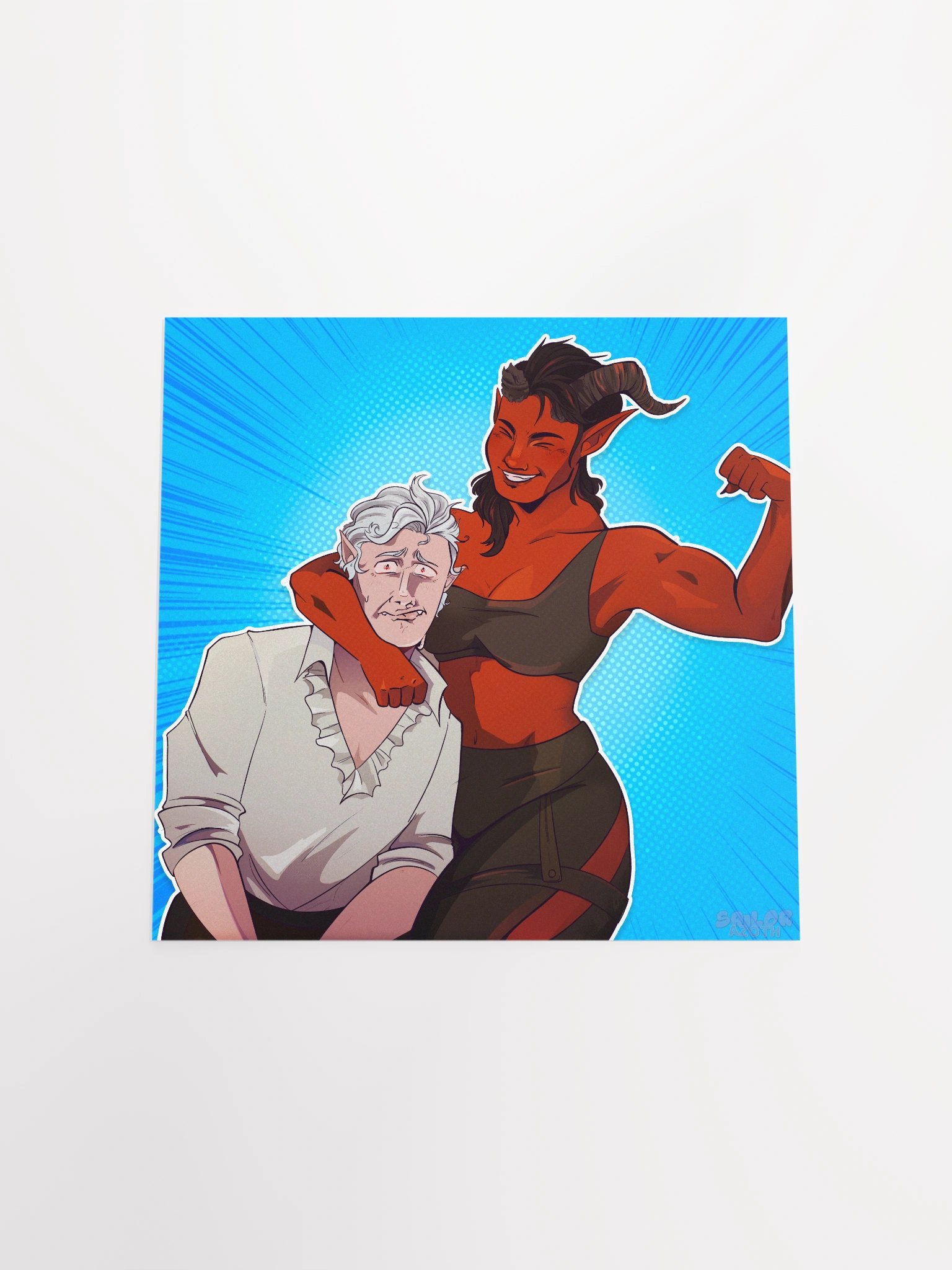 Let's go Soldier! Square Print product image (18)