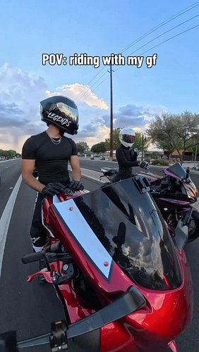 She’s the best to ride with @yo_madz_ 🖤
•
•
•
•
•
•
•
•••
Code: Revzz 
Free bolt kit- monster fairings 
10% OFF - Cardo & Amo...