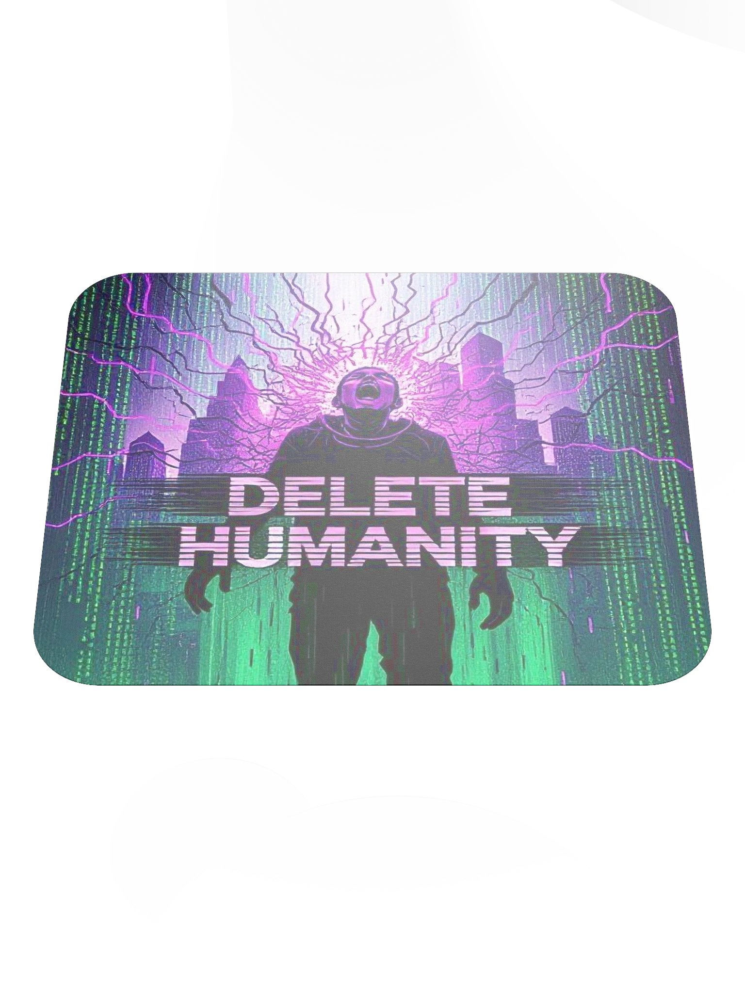 Delete Humanity Mouse Pad product image (1)