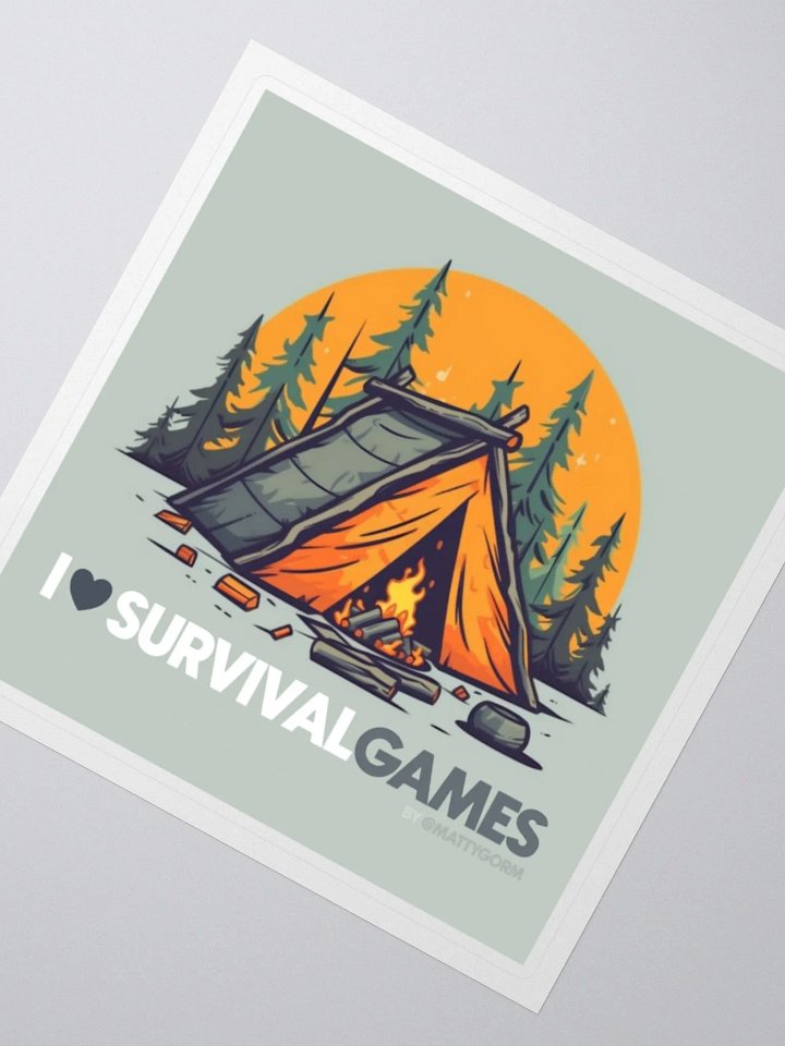 I Love Survival Games (sticker) product image (2)