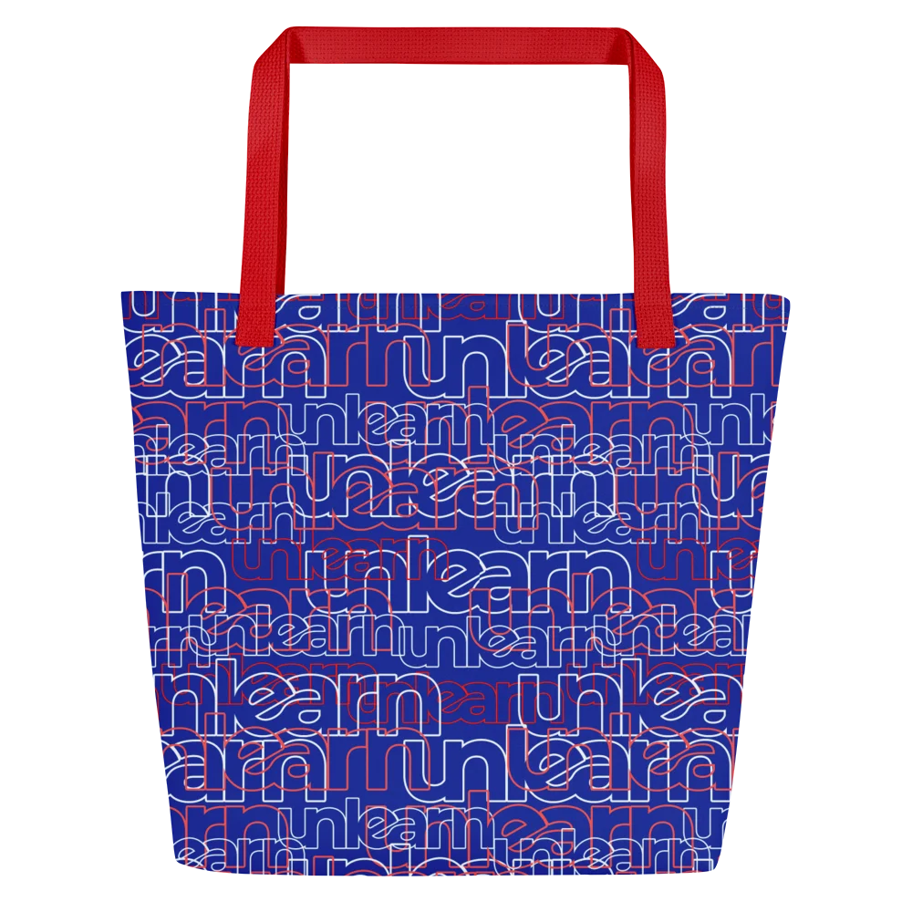 Wired Tote Bag: Blue product image (2)