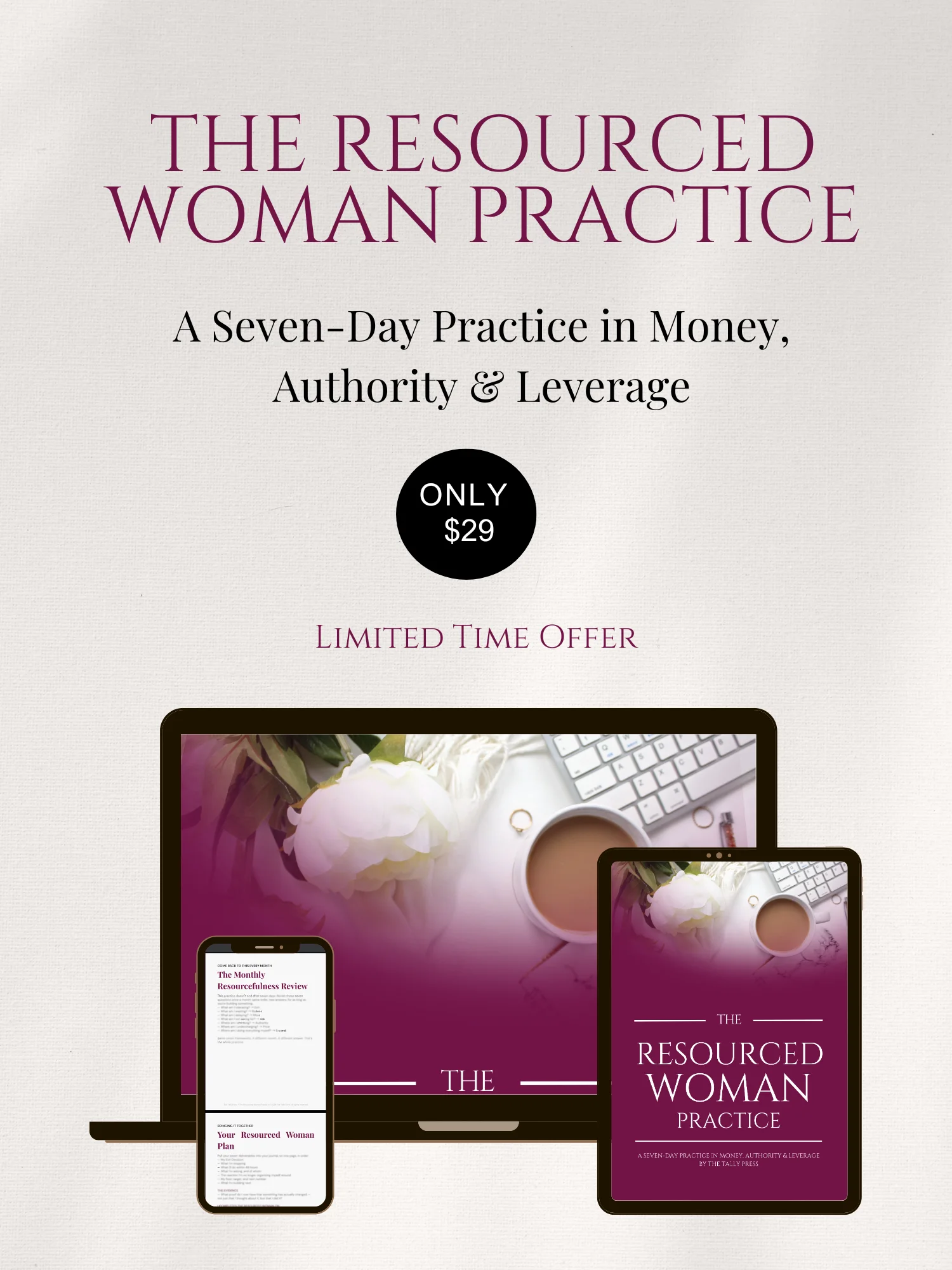 The Resourced Woman 7-Day Practice product image (2)