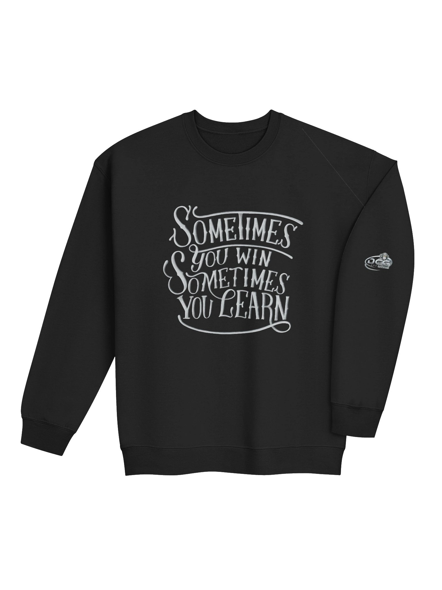 Sometimes you learn Crewneck Sweatshirt product image (32)