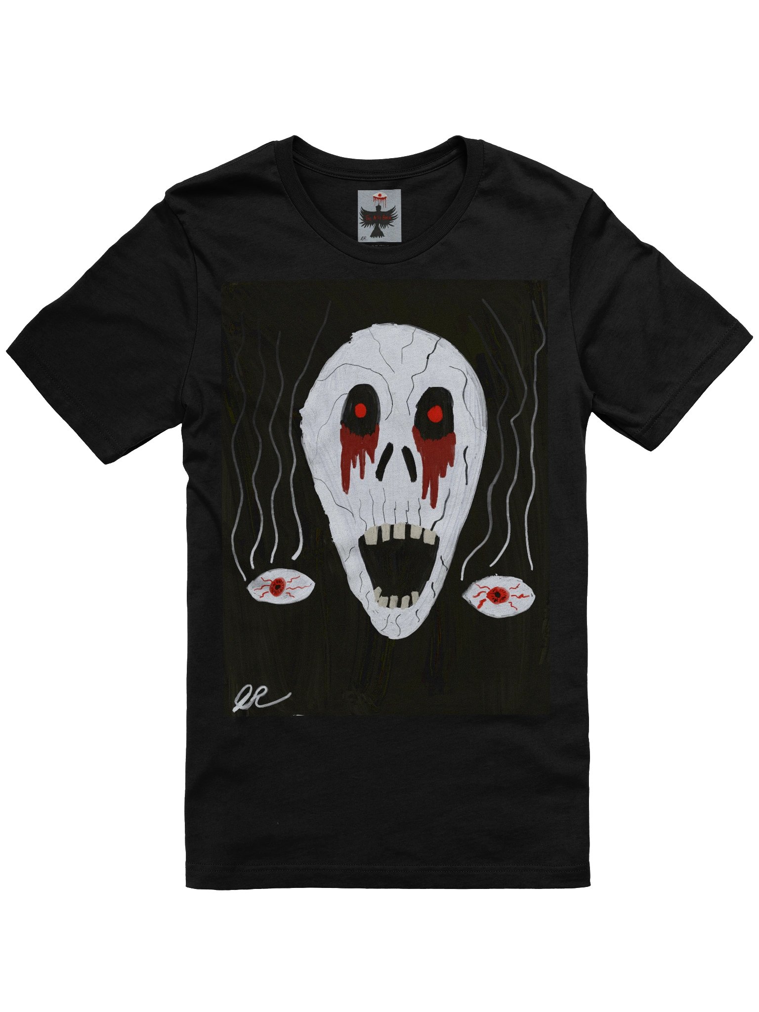Blood-Eyed Skull Graphic Tee — Bella+Canvas Supersoft product image (1)