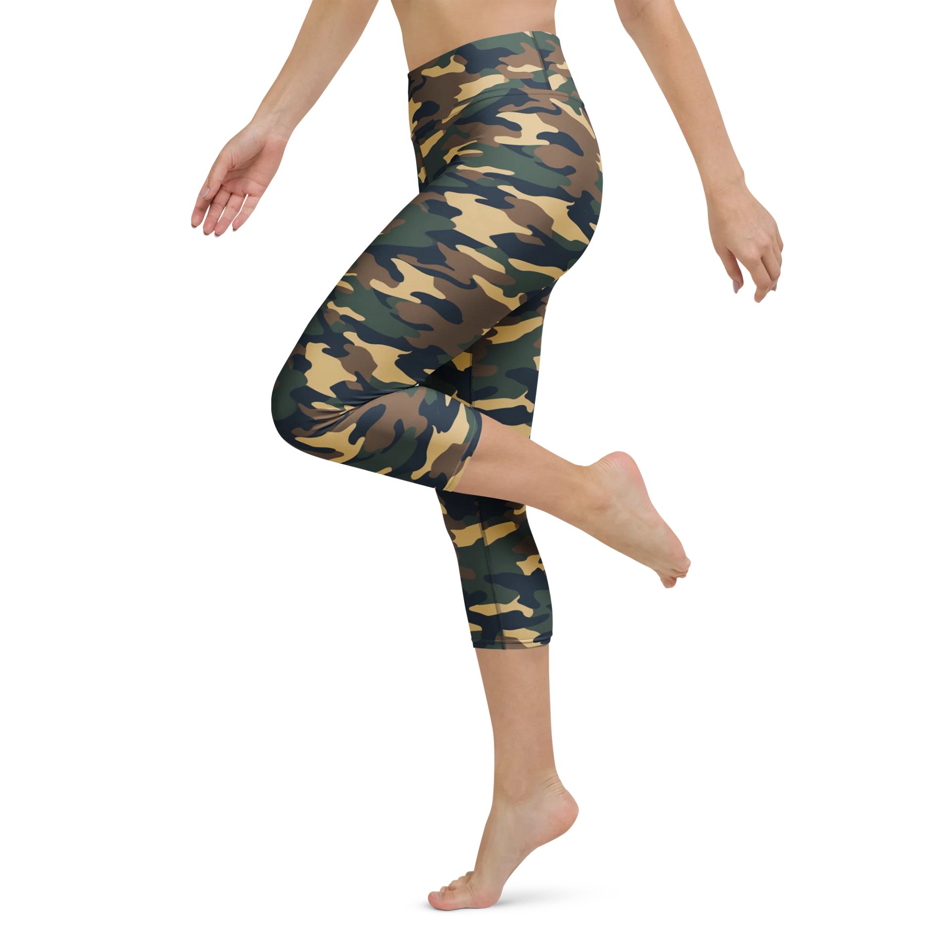 Camo Print Workout Capri Leggings product image (5)
