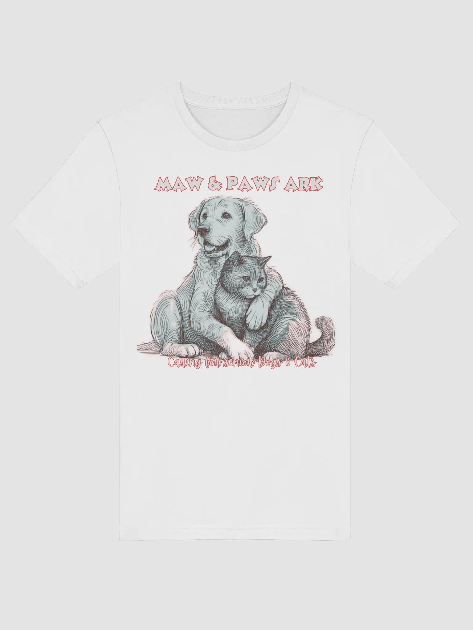 dog and cat t-shirt product image (1)