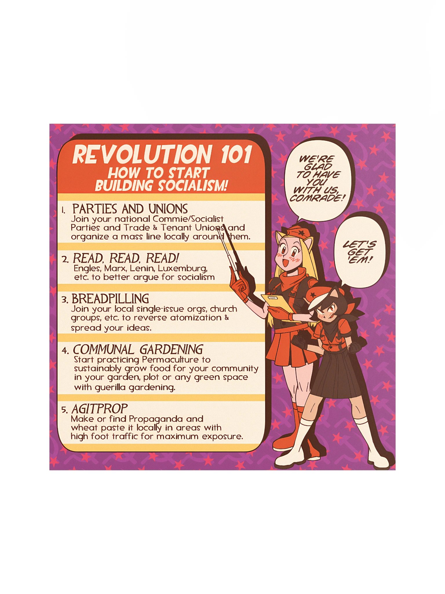 Alunya and Rodina - “Revolution 101” Poster product image (1)