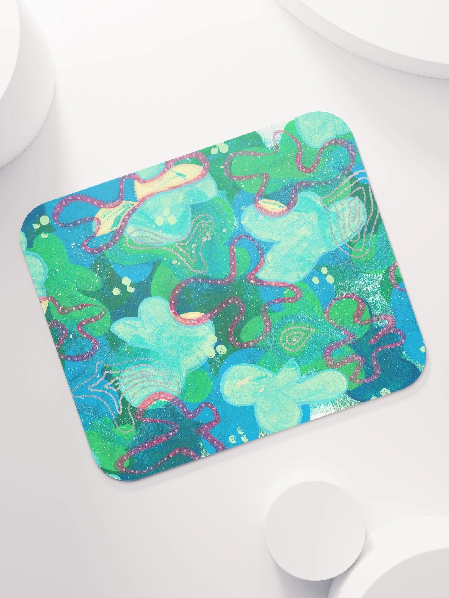 Lily Pad Blobs Classic Mouse Pad product image (7)