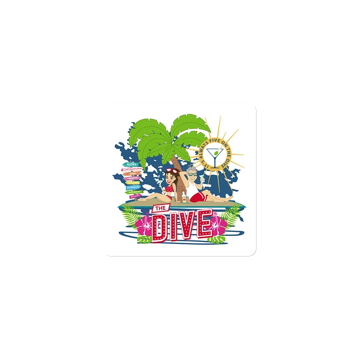 Tropical Dive Die-Cut Magnets product image (1)