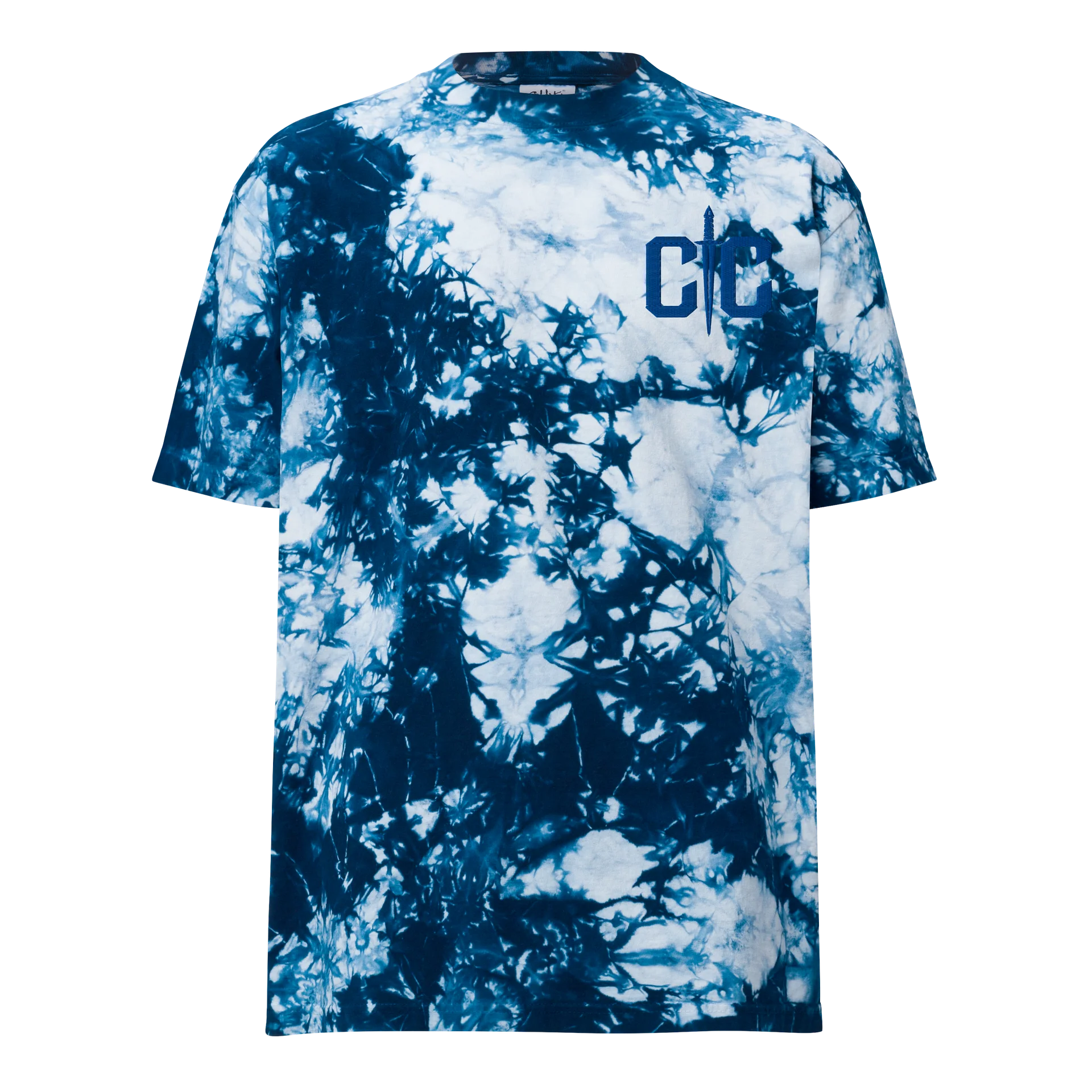 Cutta x Shaka Tie Dye Unisex T-Shirt | Navy product image (1)