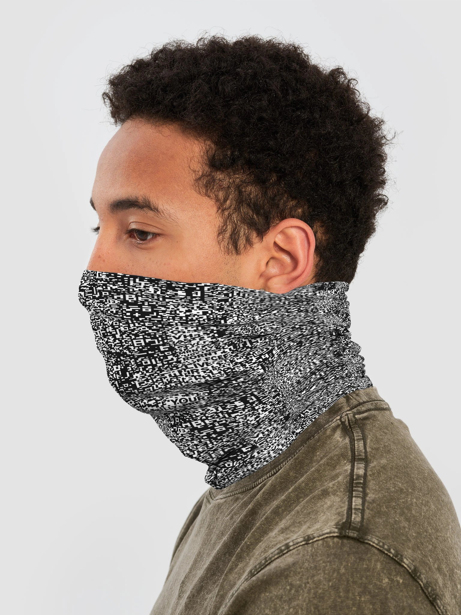 Anti Surveillance Mask QR Code AI Design product image (3)