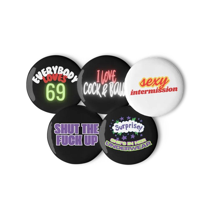 Naughty Button Set product image (3)