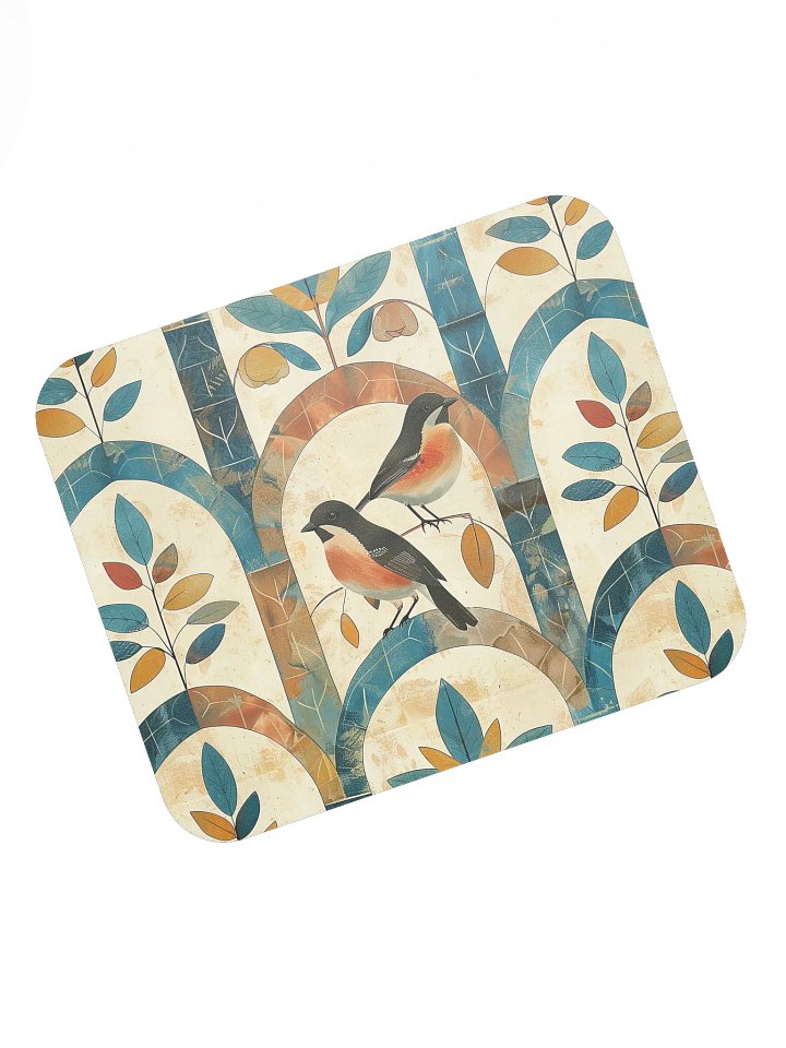 Birds on Arches Mouse Pad by Treasure Pie product image (1)