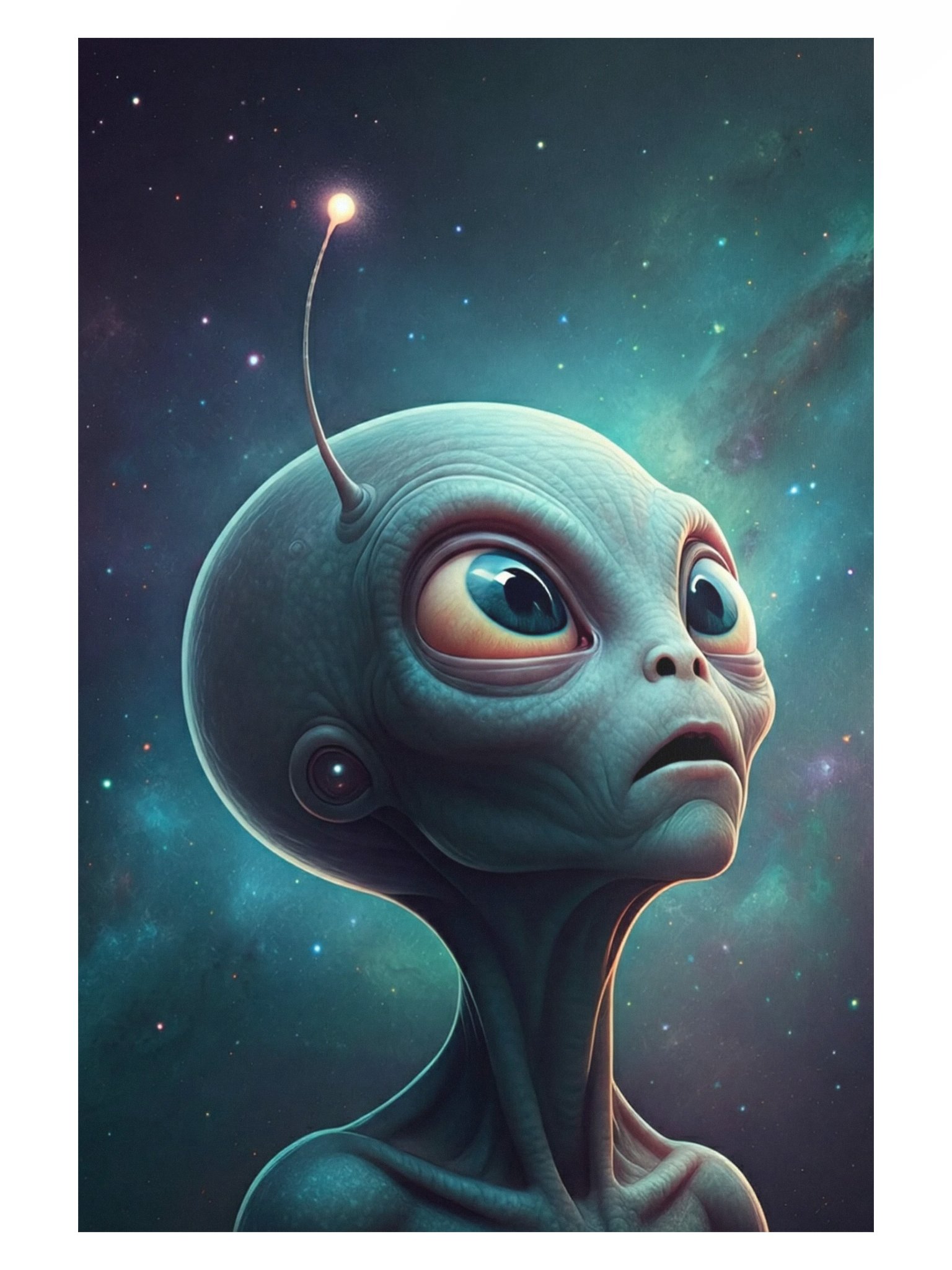 Alien Encounter Enhanced Matte Paper Poster product image (1)