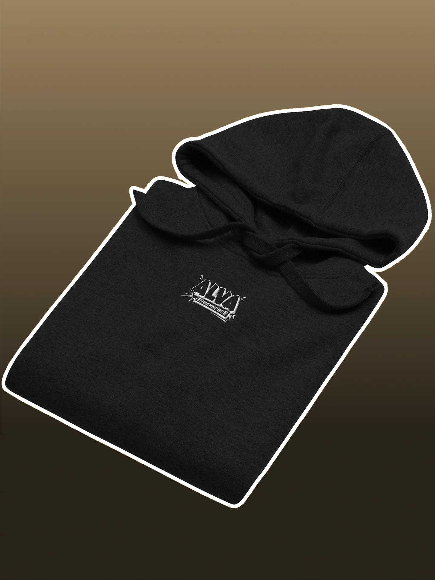 Alva Basic Hoodie - Dark Color / White Logo product image (3)