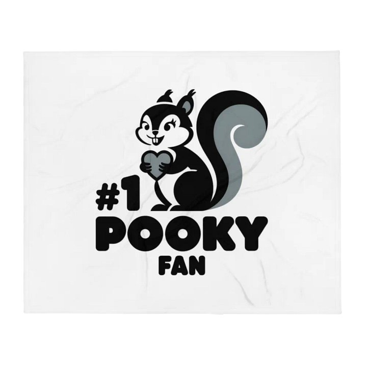 Ultra soft and plushy blanket: #1n Pooky Fan 20's animation X stencil arf product image (1)