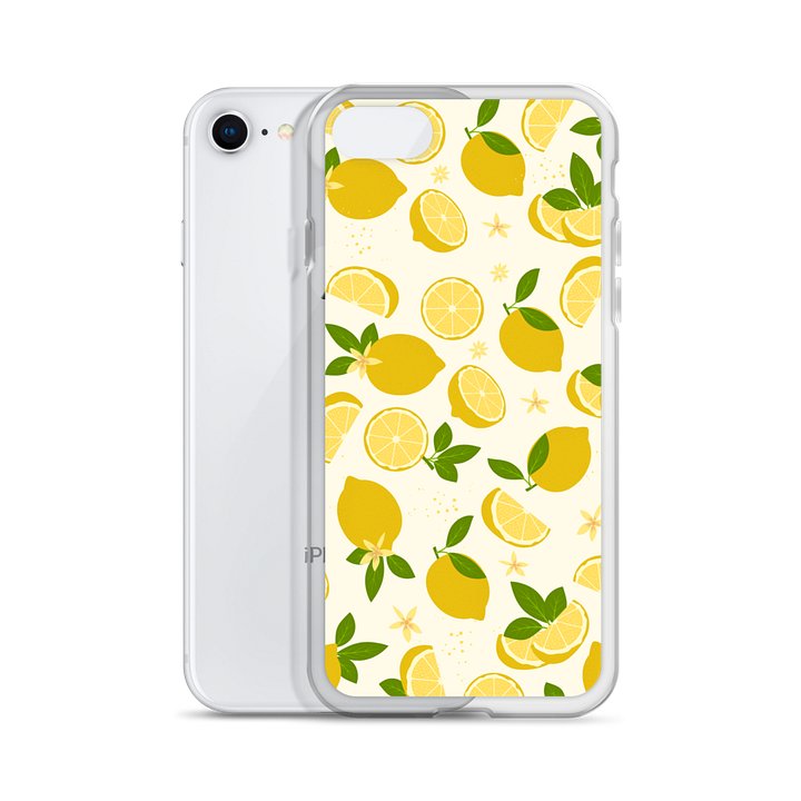 Lemon Tile Clear Case for iPhone product image (55)