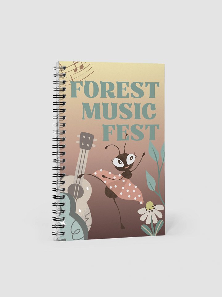 Forest Music Fest Spiral Notebook product image (2)