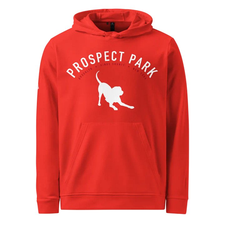 Prospect Park Red Adidas Hoodie product image (1)