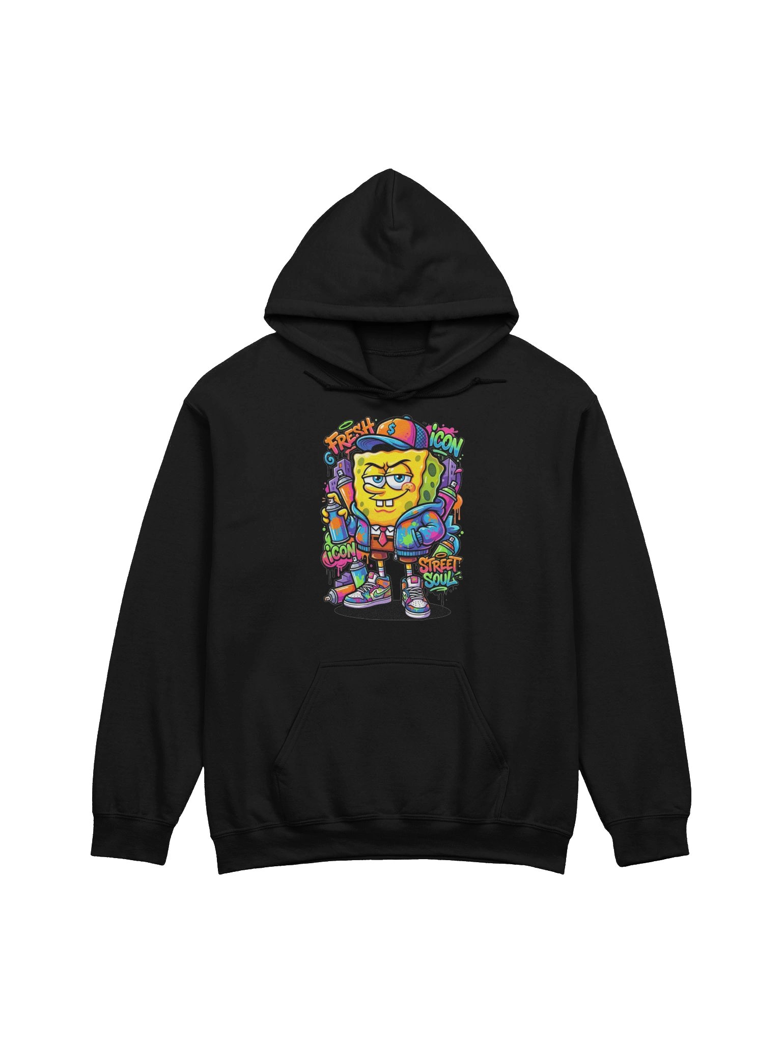 Spongebob graffiti hoodie product image (2)