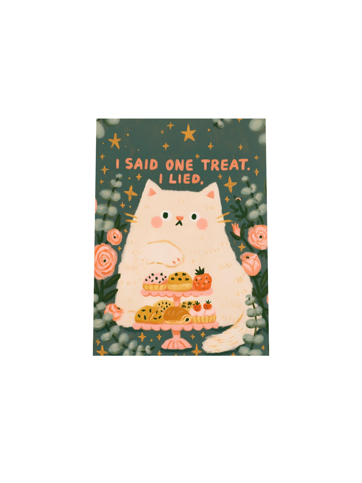 I Said One Treat, I Lied Cat Poster product image (28)