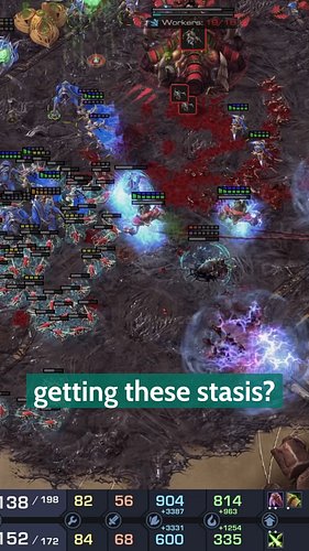 The biggest Stasis Wards I've ever seen #esports #starcraft2 #sc2
