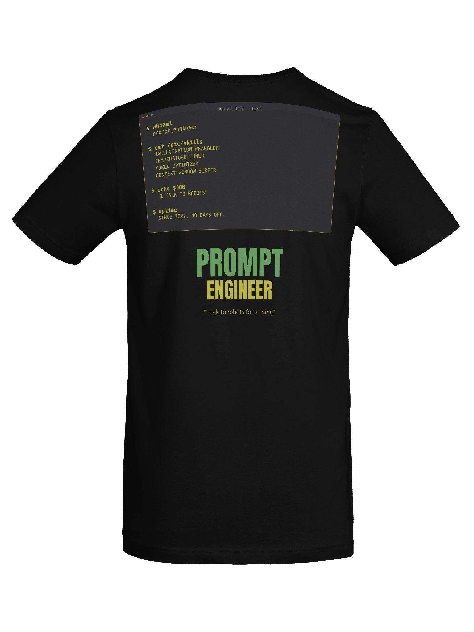Prompt Engineer Graphic Streetwear Tee product image (32)